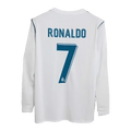 Retro RONALDO #7 Real Madrid Domicile Maillot Manches Longues 2017/18