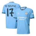 DE BRUYNE #17 Manchester City Domicile Maillot 2024/25 UCL - Super