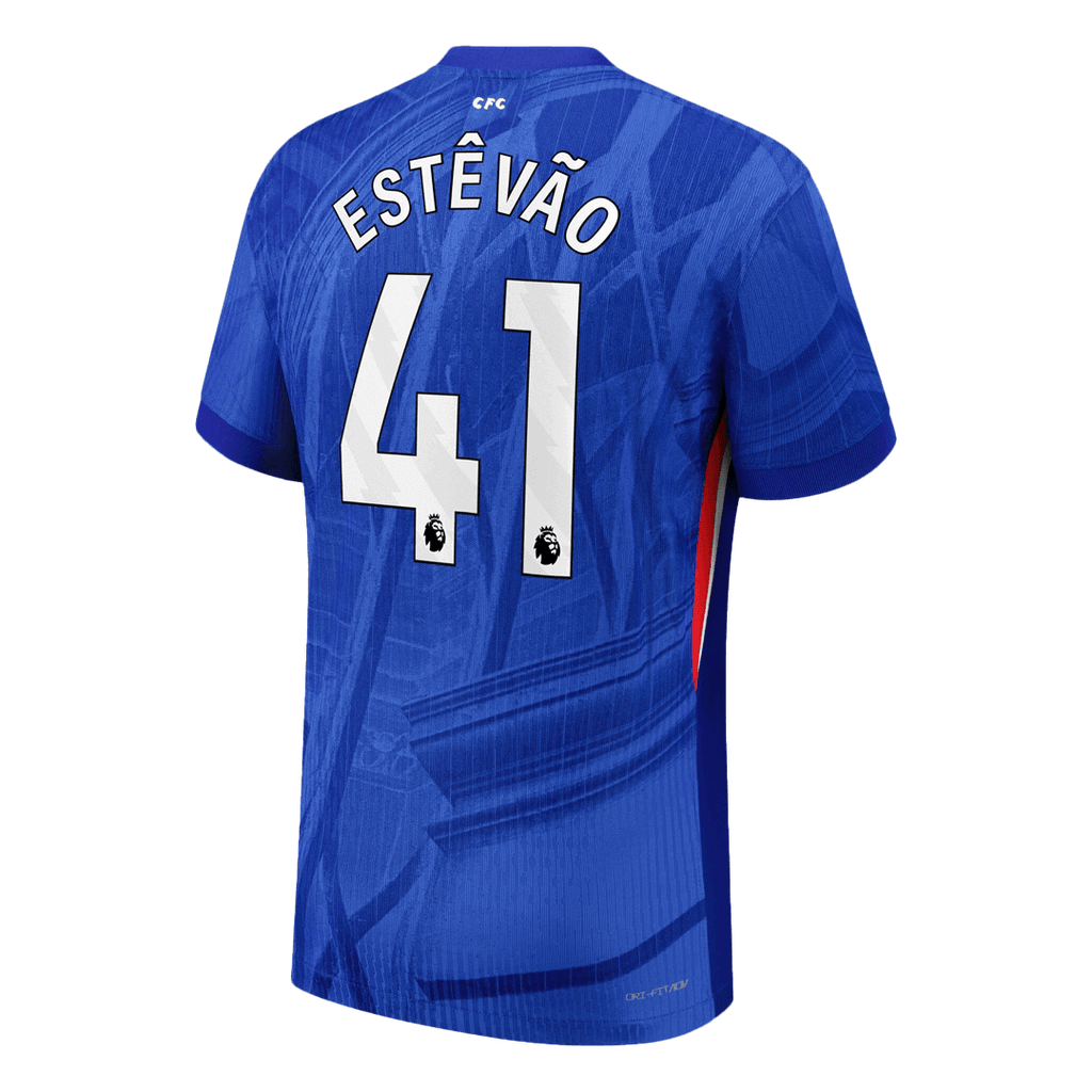 ESTÊVÃO #41 Chelsea Domicile Maillot 2025/26 Bleu Authentique