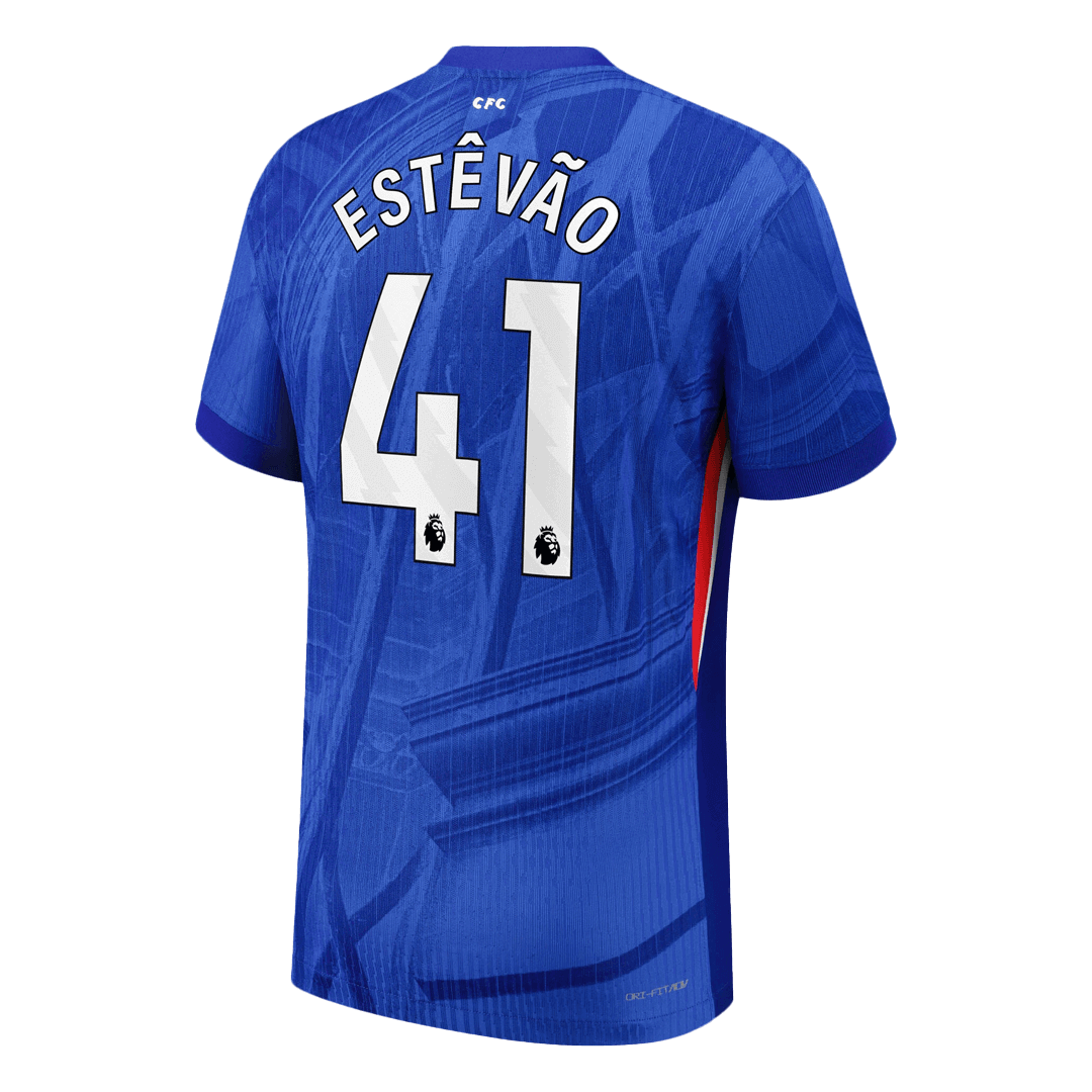 ESTÊVÃO #41 Chelsea Domicile Maillot 2025/26 Bleu Authentique