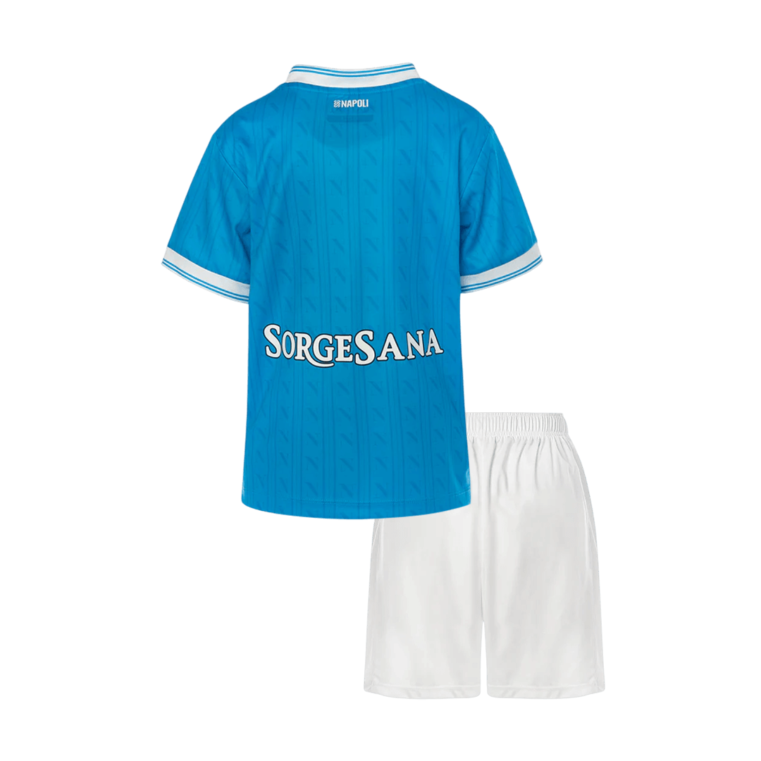 Naples Domicile Maillot Kit 2025/26 Junior Bleu