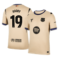 ROONY #19 Barcelone Extérieur Maillot 2025/26 Jaune - UCL