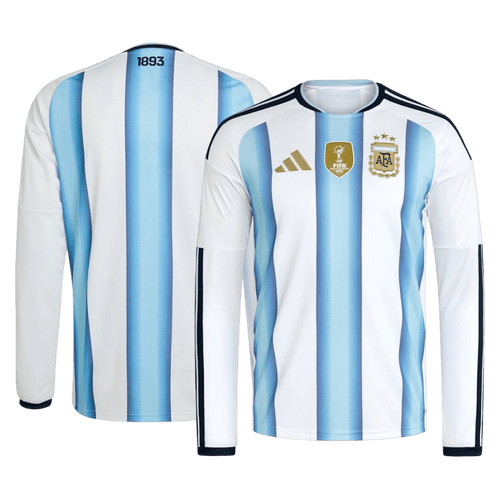 Argentine Domicile Maillot Manches Longues - Coupe du Monde 2026 Blue&White