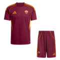 Roma Domicile Maillot Kit Adulte 2025/26 Rouge