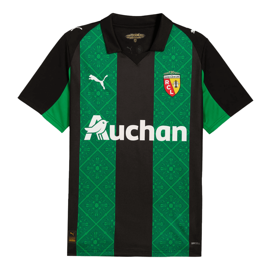 RC Lens Extérieur Maillot 2025/26 Green&Black
