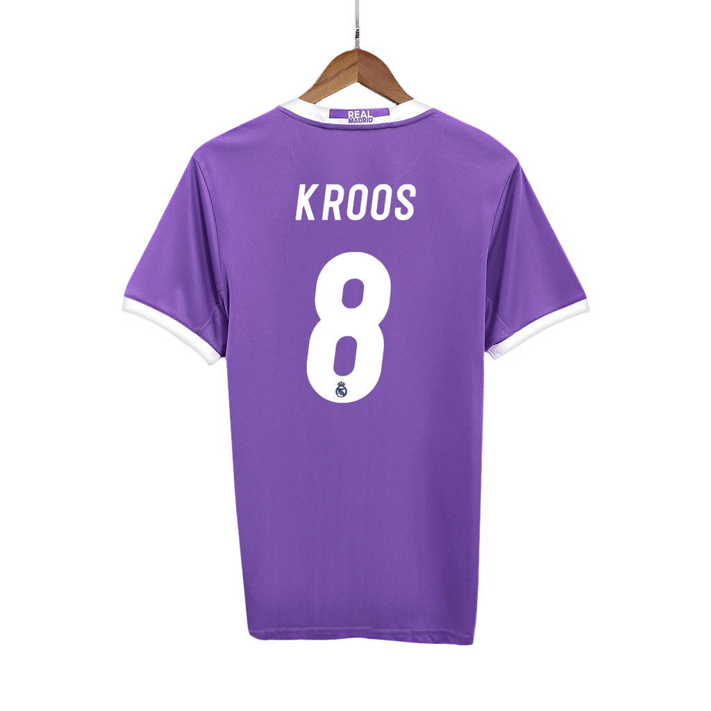 KROOS #8 Retro Real Madrid Extérieur Maillot 2016/17