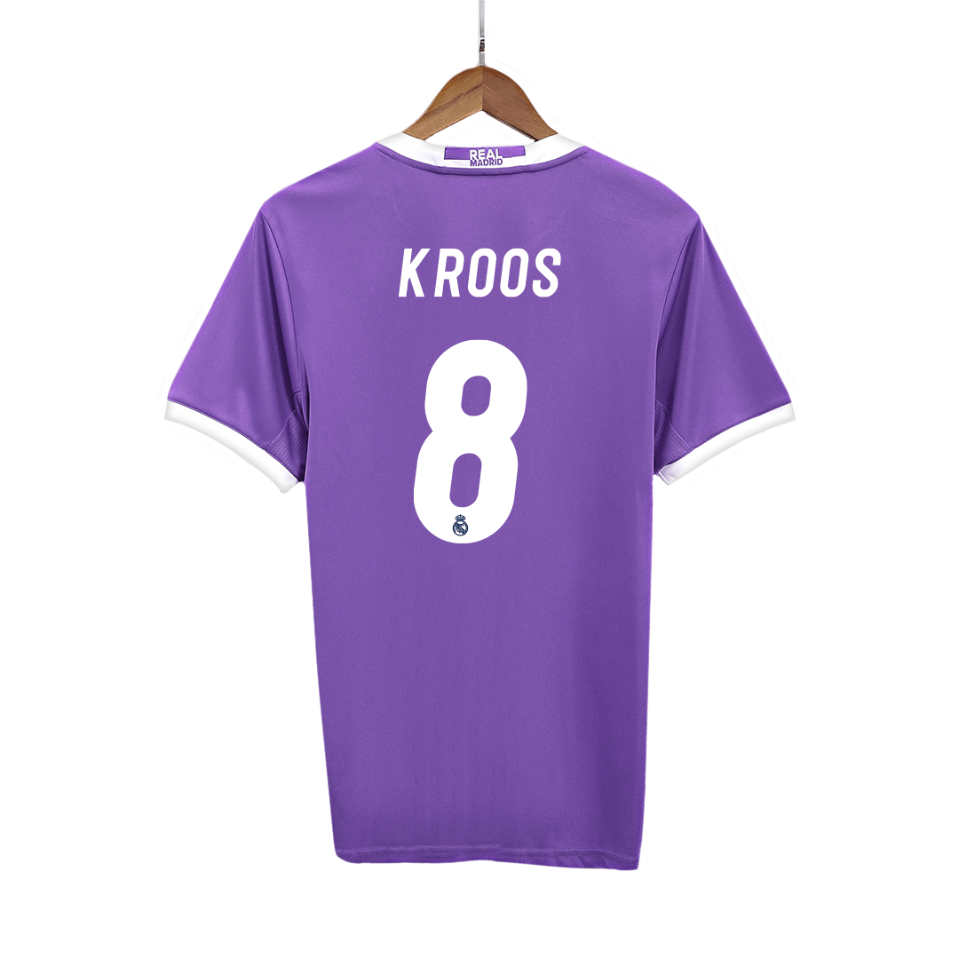 KROOS #8 Retro Real Madrid Extérieur Maillot 2016/17