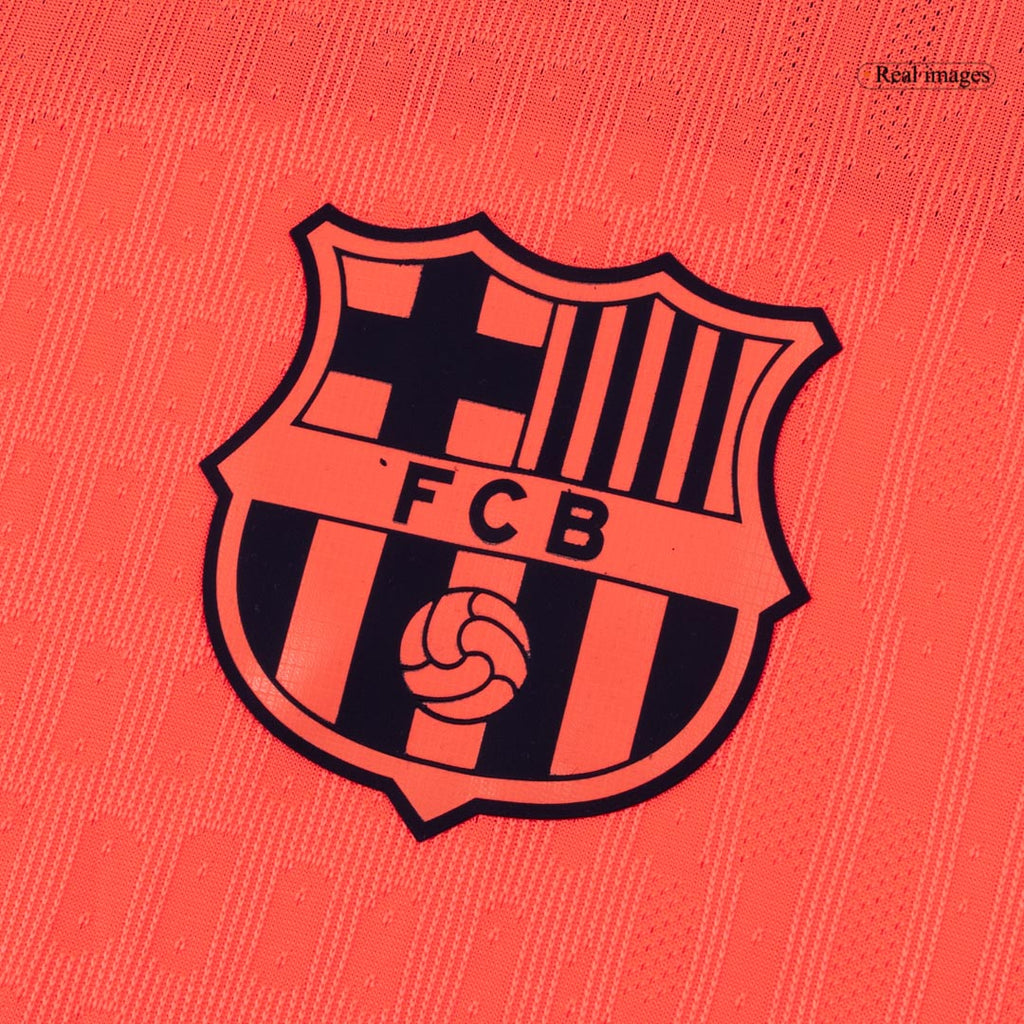 ROONY #19 Barcelone Third Maillot 2025/26 Orange Joueur - UCL