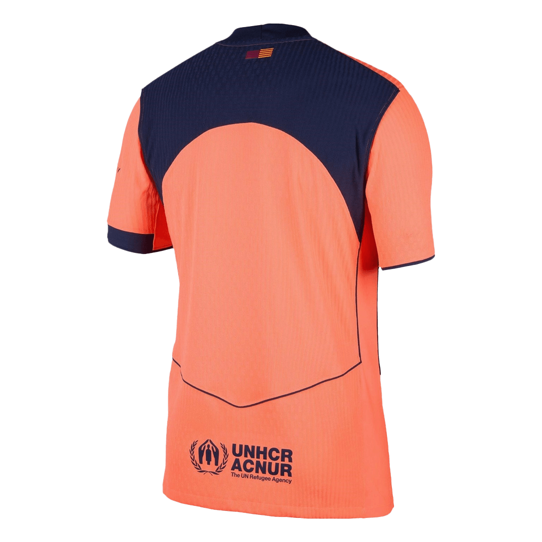 Barcelone Third Maillot 2025/26 Orange Authentique Grande Taille
