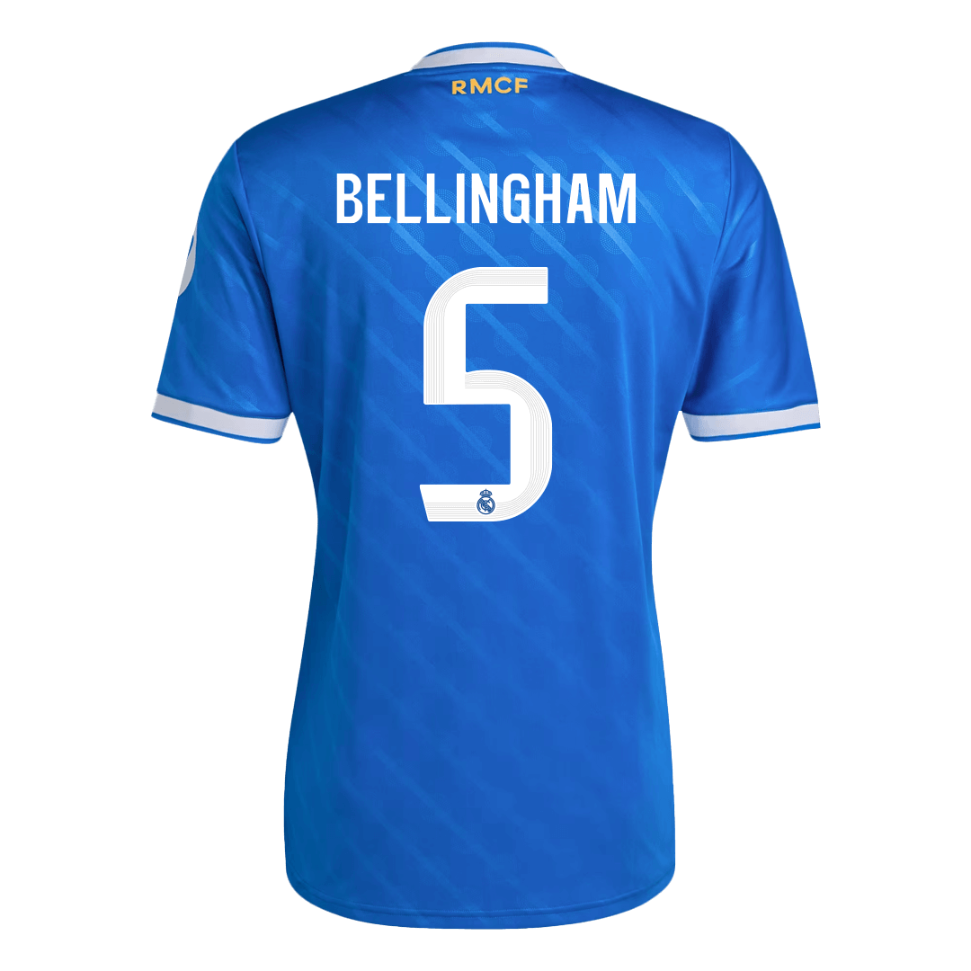 BELLINGHAM #5 Real Madrid Third Maillot 2025/26 Bleu