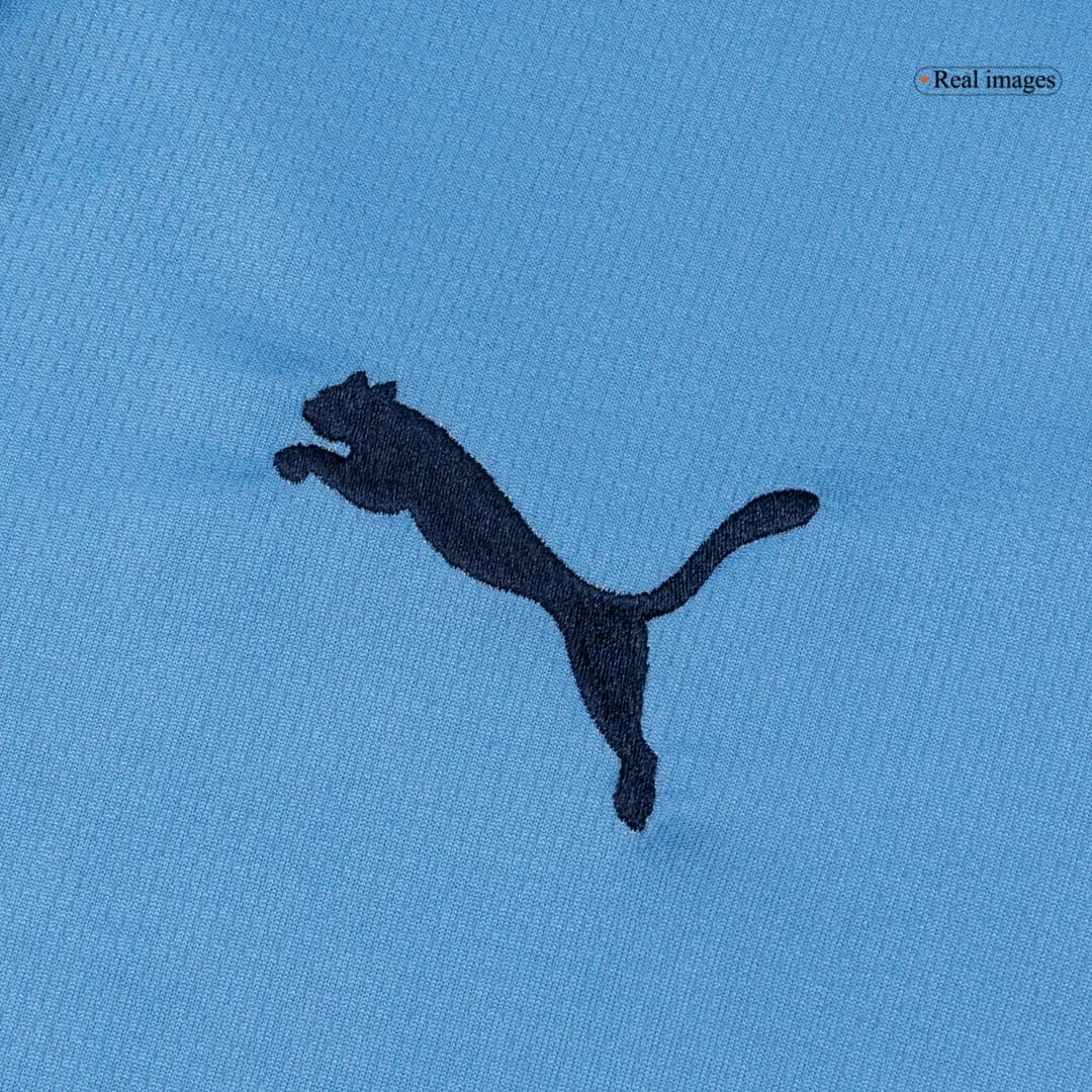 REIJNDERS #4 Manchester City Domicile Maillot 2025/26 Bleu - Super