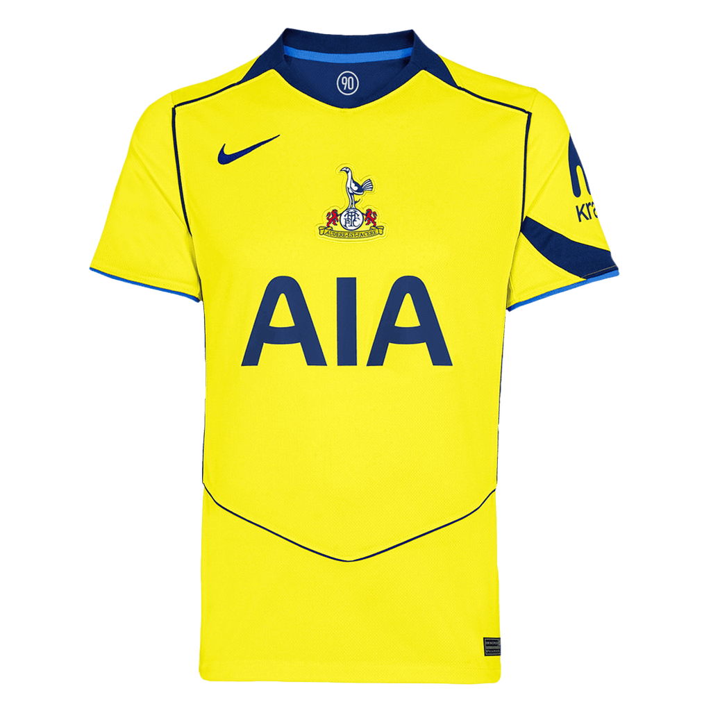 Tottenham Hotspur Third Maillot 2025/26 Jaune
