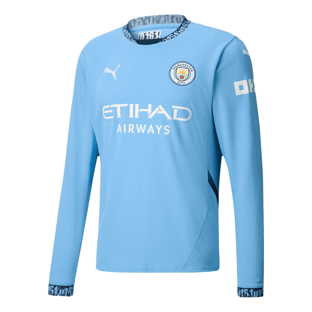 Manchester City Domicile Maillot Manches Longues 2024/25