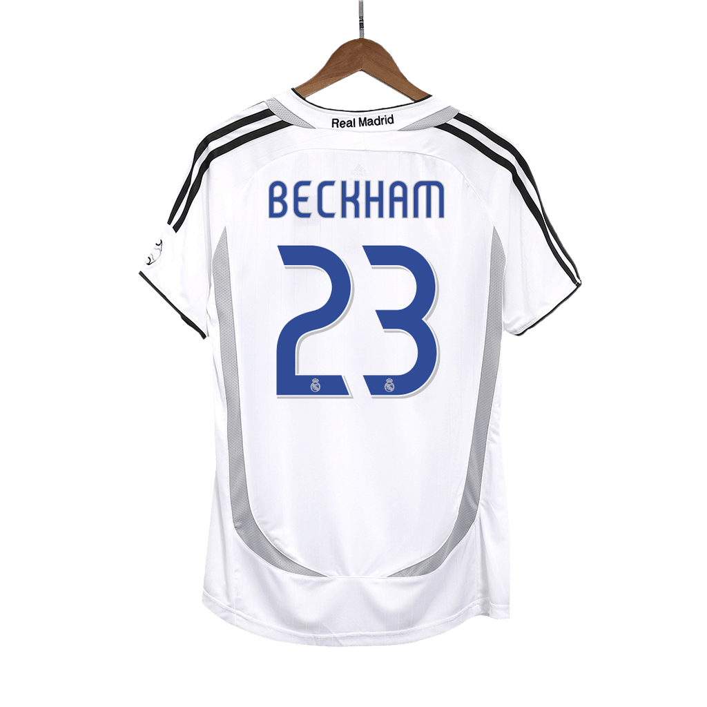 BECKHAM #23 Retro Real Madrid Domicile Maillot 2006/07