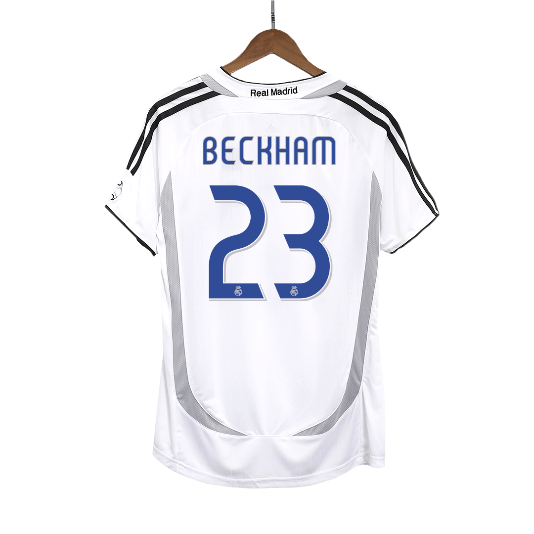 BECKHAM #23 Retro Real Madrid Domicile Maillot 2006/07