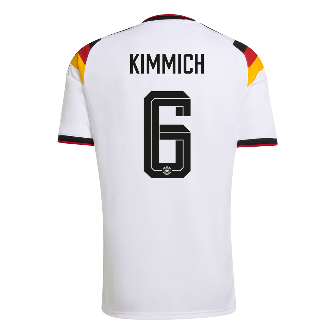 KIMMICH #6 Allemagne Domicile Maillot Coupe du Monde 2026 Blanc