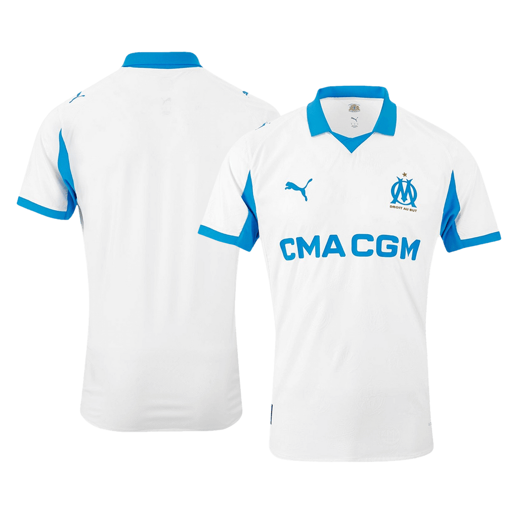Olympique de Marseille Domicile Maillot 2025/26 Blanc Authentique