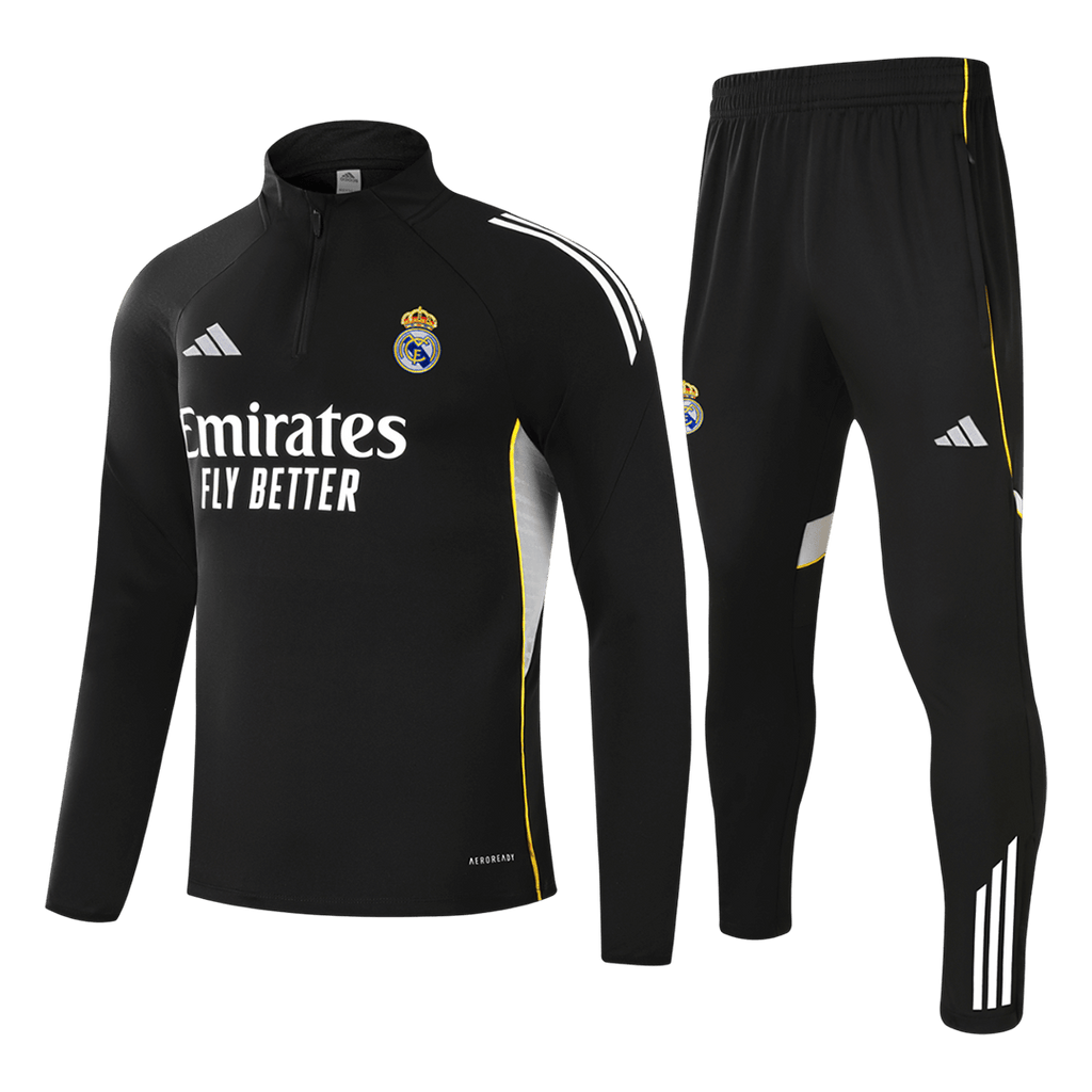 Real Madrid Sweatshirt Kit 2025/26 Enfant Noir