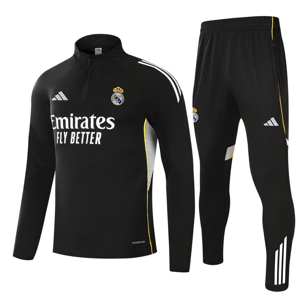 Real Madrid Sweatshirt Kit 2025/26 Enfant Noir