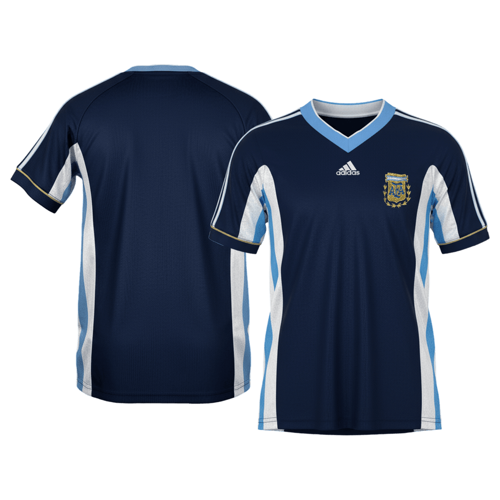 Retro Argentine Extérieur Maillot 1998 Bleu marine