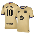 LAMINE YAMAL #10 Barcelone Extérieur Maillot 2025/26 Jaune
