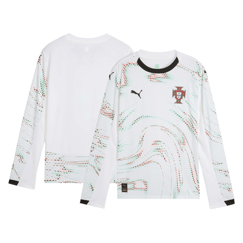 Portugal Extérieur Maillot Manches Longues 2025 Grande Taille