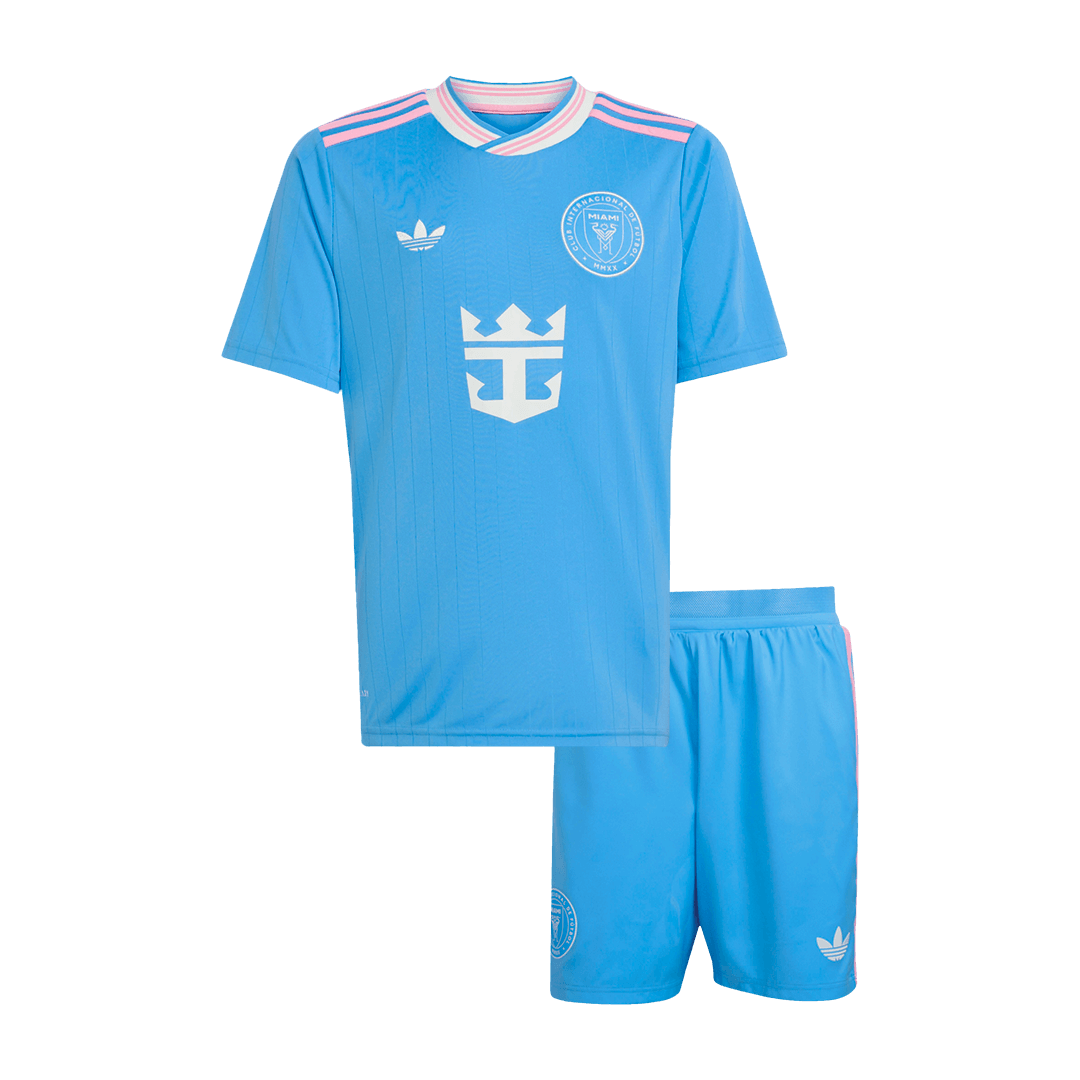 Inter Miami CF Third Maillot Kit 2025 Enfant Bleu