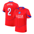 HAKIMI #2 Les Paris Third Maillot 2025/26 Rouge
