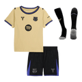 Barcelone Extérieur Maillot Kit 2025/26 Junior Jaune&Noir