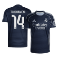 TCHOUAMENI #14 Real Madrid Extérieur Maillot 2025/26 Bleu marine