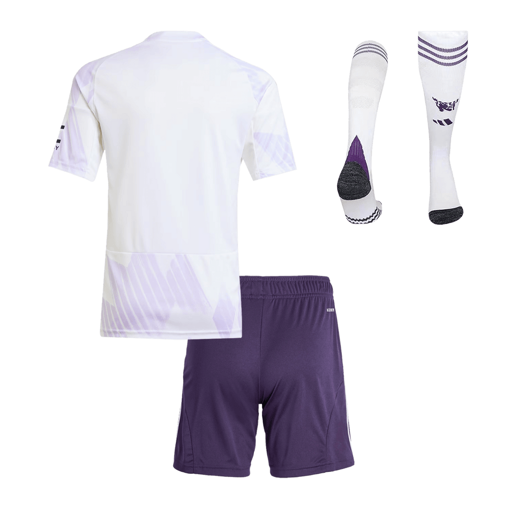 Manchester United Extérieur Maillot Kit 2025/26 Enfant Blanc