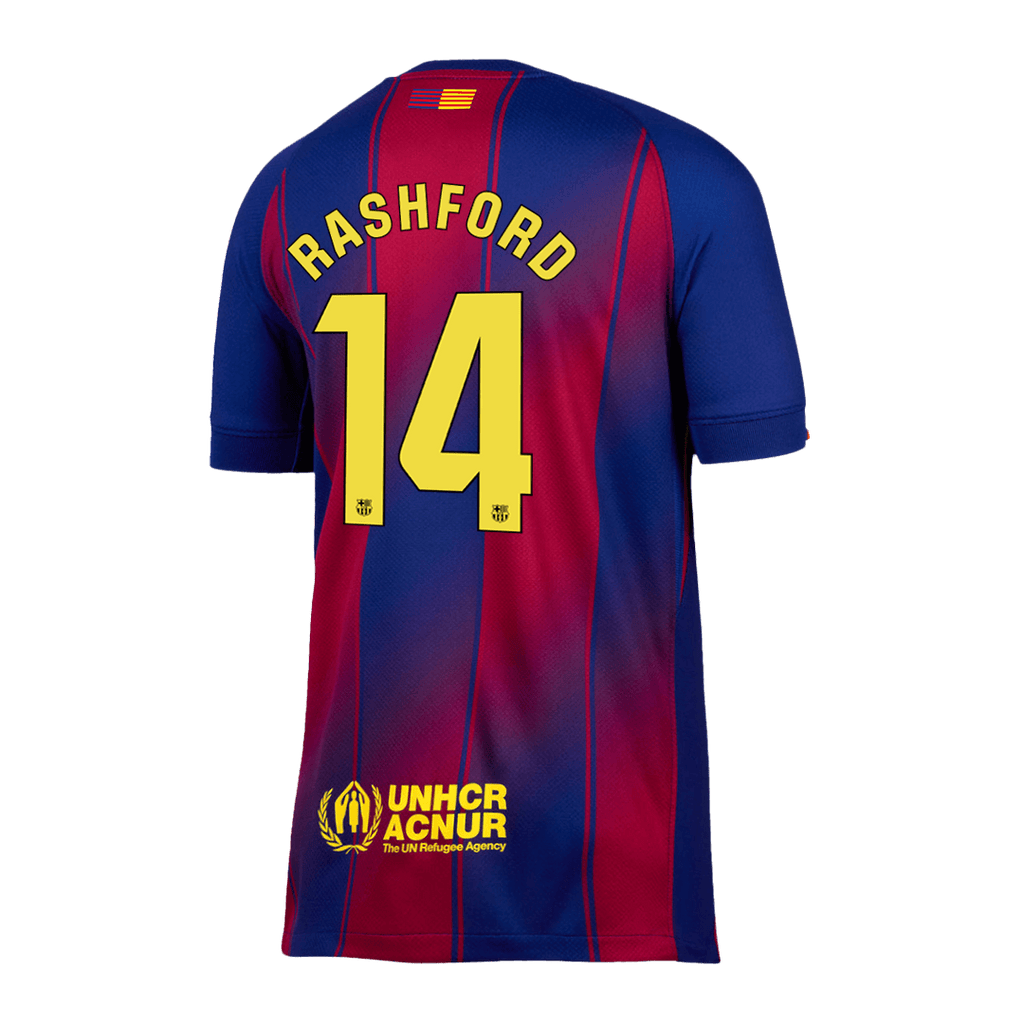 RASHFORD #14 Barcelone Domicile Maillot 2025/26
