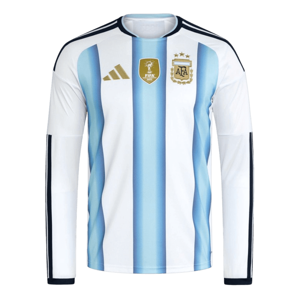 Argentine Domicile Maillot Manches Longues - Coupe du Monde 2026 Blue&White