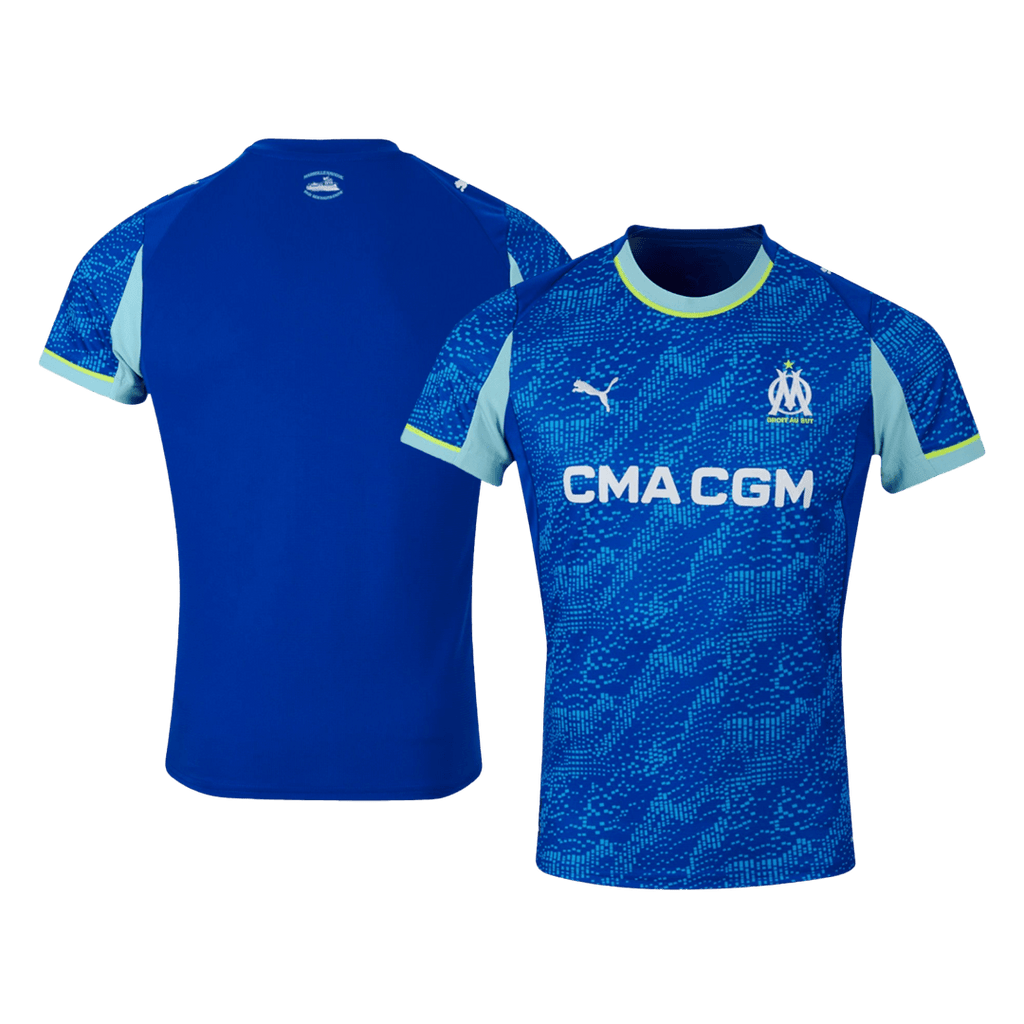 Olympique de Marseille Third Maillot 2025/26 Bleu Grande Taille