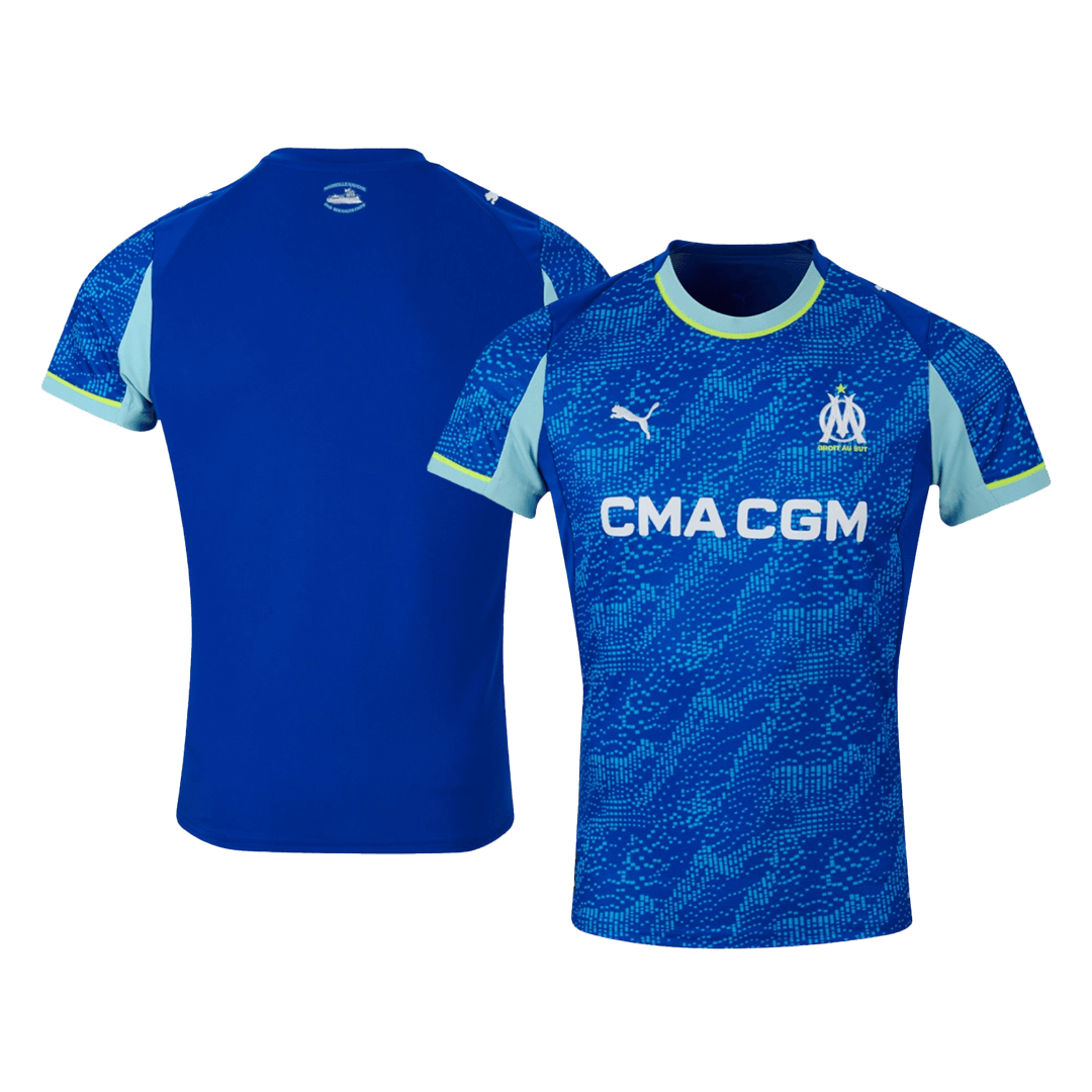 Olympique de Marseille Third Maillot 2025/26 Bleu Grande Taille