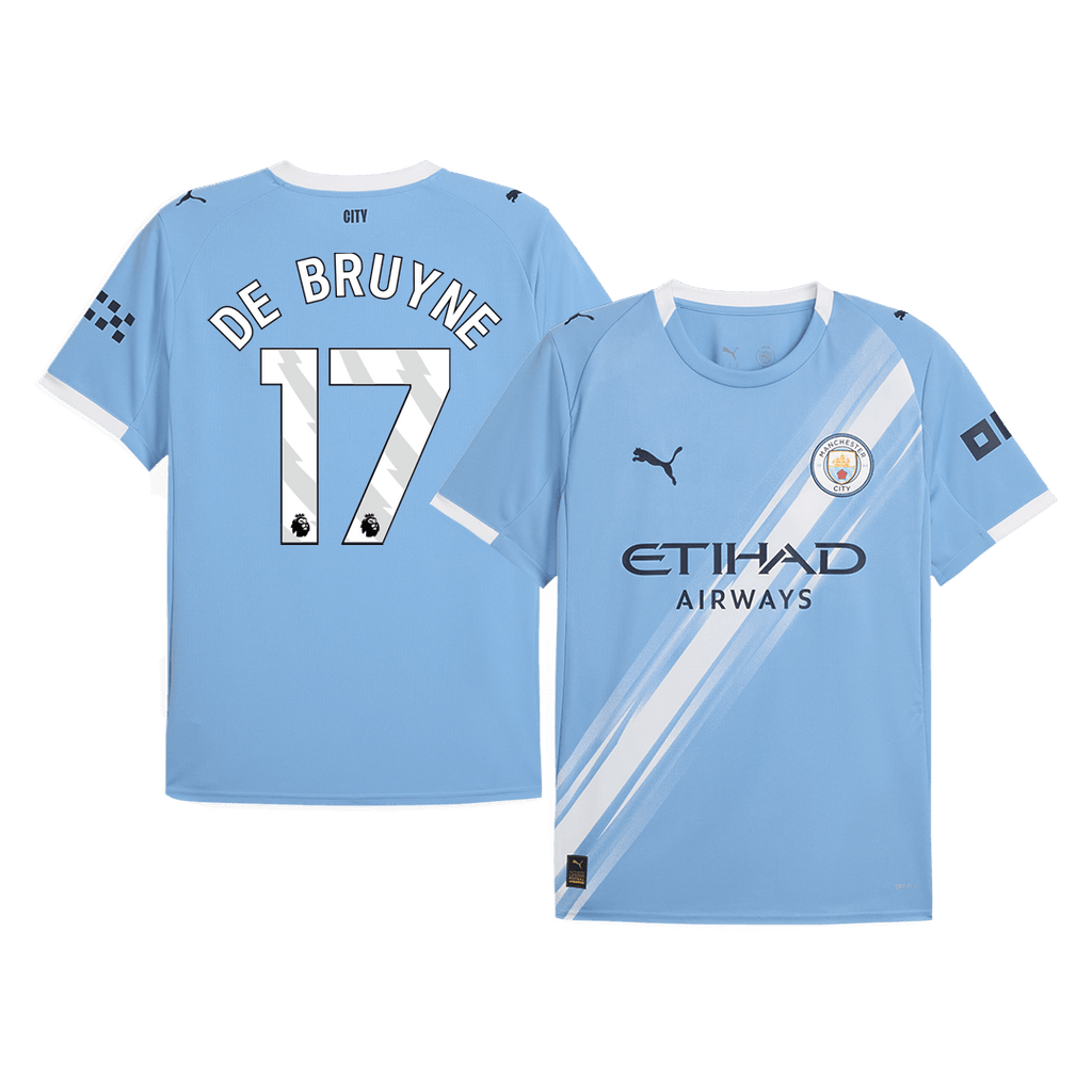 DE BRUYNE #17 Manchester City Domicile Maillot 2025/26