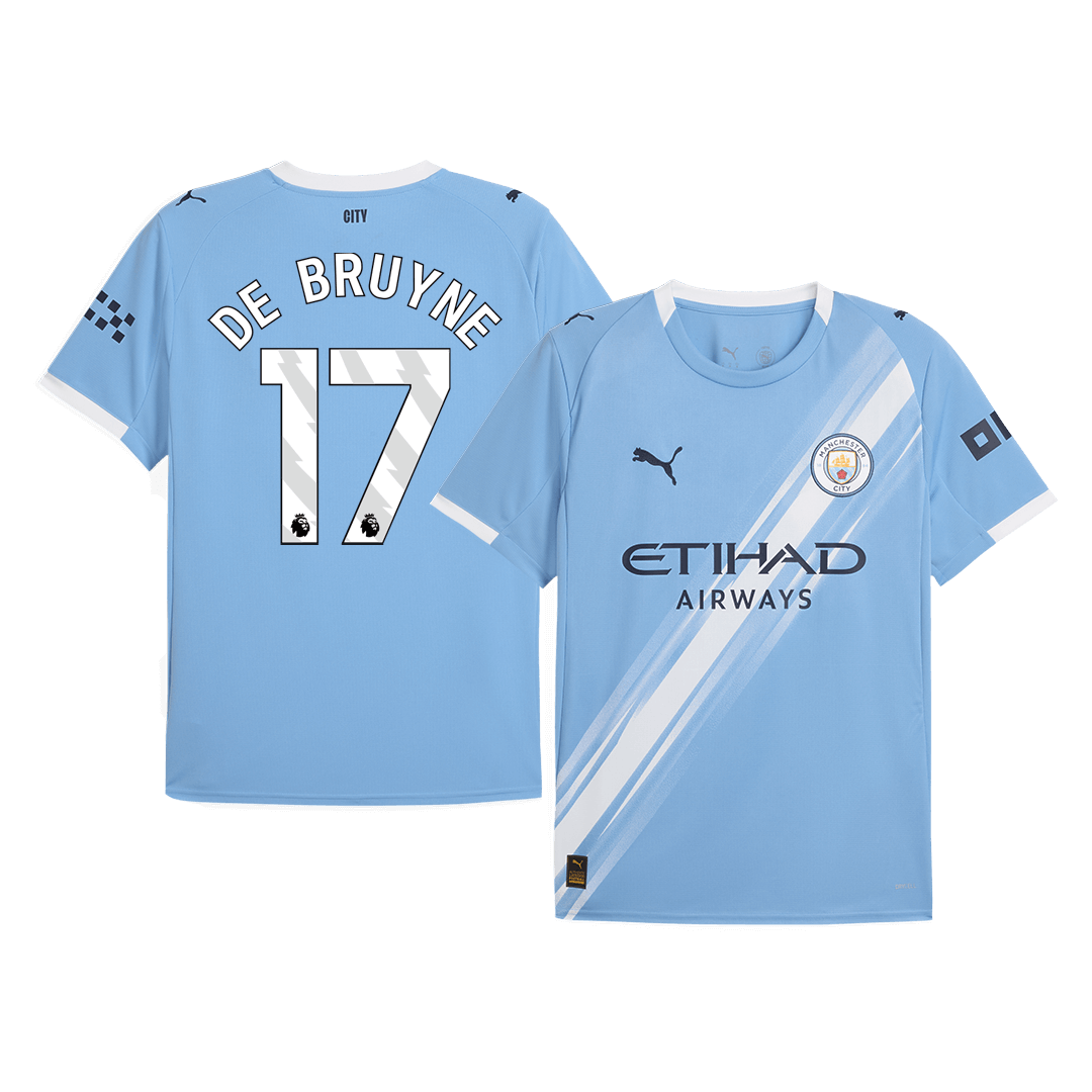 DE BRUYNE #17 Manchester City Domicile Maillot 2025/26