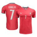 RONALDO #7 Portugal Domicile Maillot - Coupe du Monde 2026 Rouge Joueur