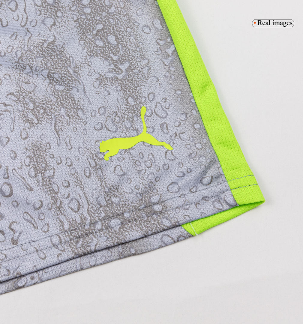 Manchester City Third Maillot Kit 2025/26 Junior Gris