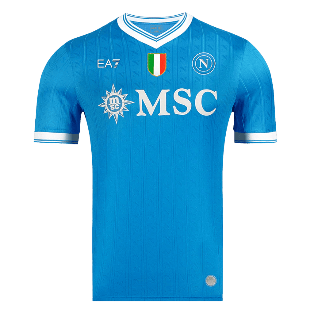 Naples Domicile Maillot 2025/26 Bleu Authentique