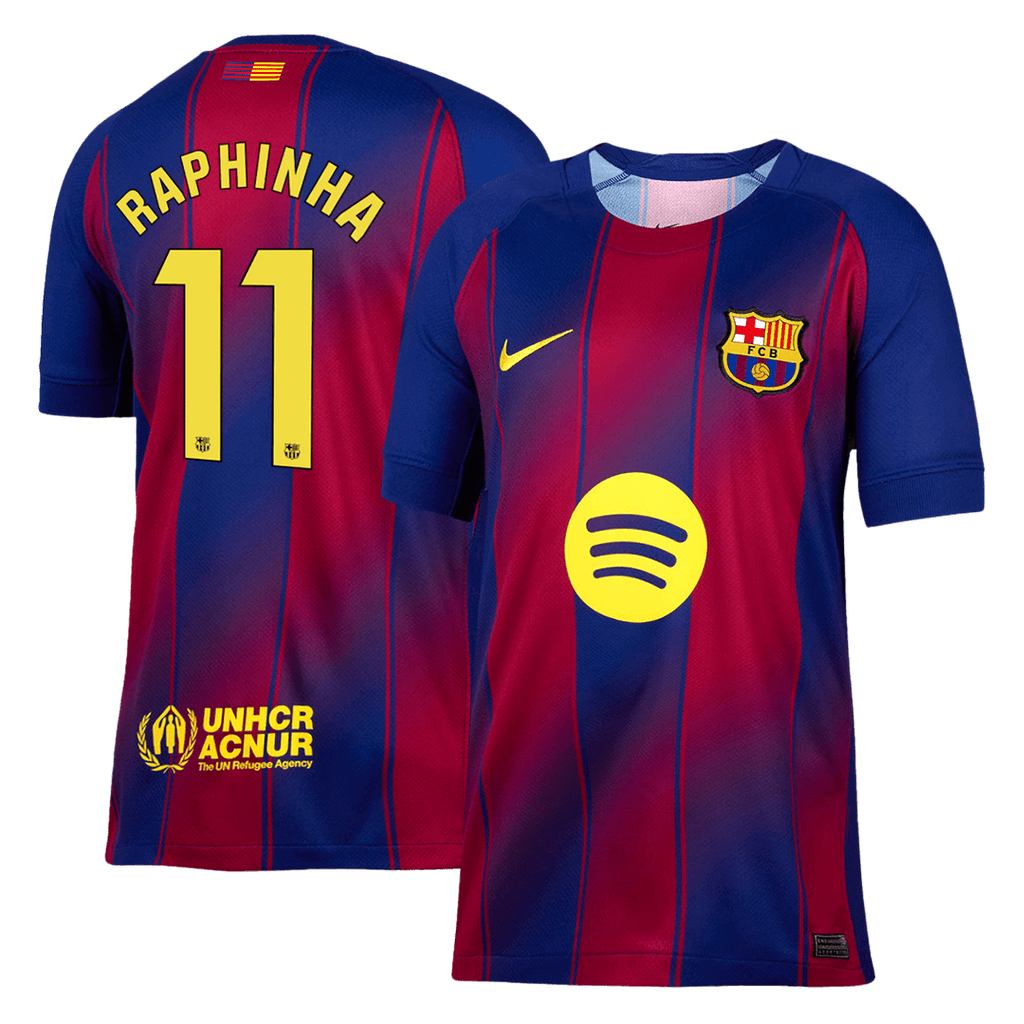 RAPHINHA #11 Barcelone Domicile Maillot 2025/26