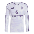 Manchester United Extérieur Maillot Manches Longues 2025/26 Grande Taille