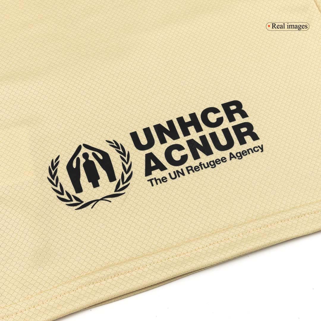 Barcelone Extérieur Maillot Kit 2025/26 Junior Jaune&Noir