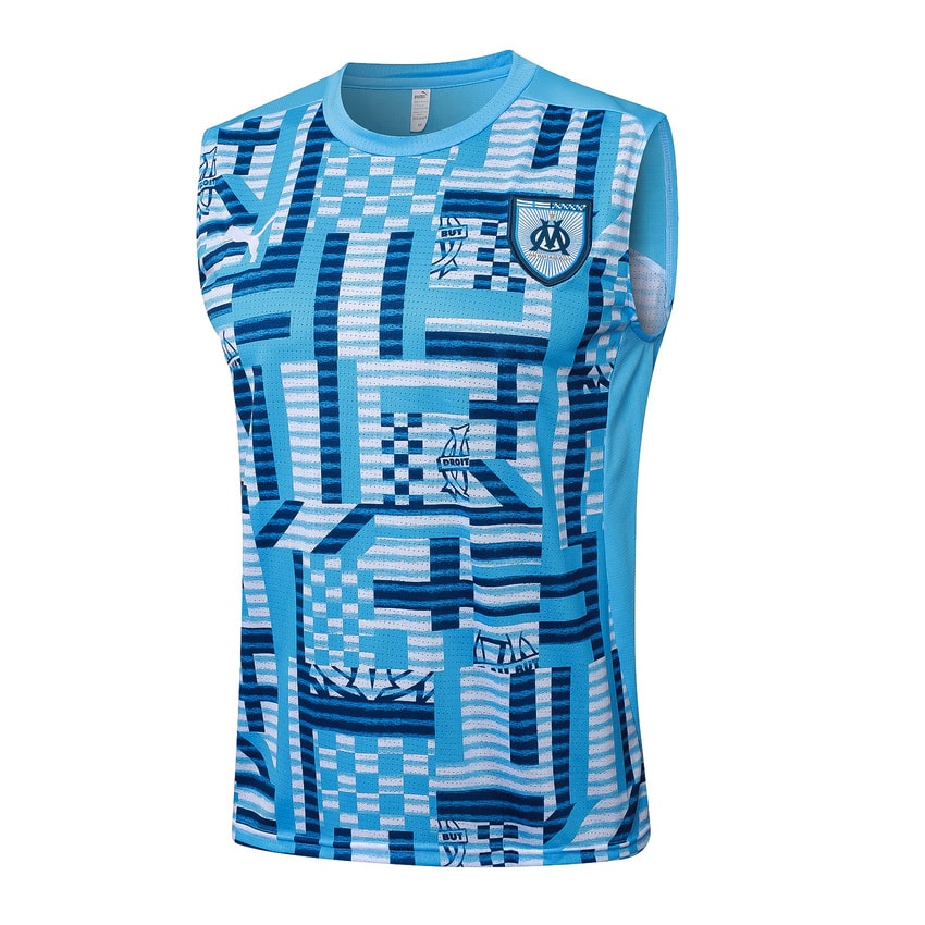 Debardeur Short Marseille OM Homme 2025 2026 Bleu | Foot Sport