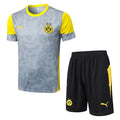 Ensemble Maillot Short BVD Dortmund Homme 2025 2026 Gris