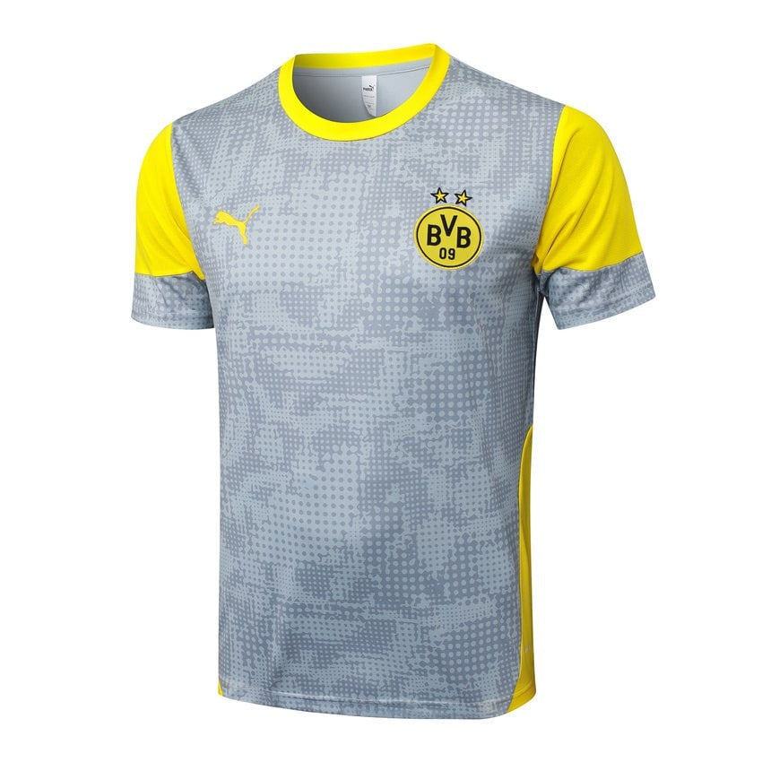 Ensemble Maillot Short BVD Dortmund Homme 2025 2026 Gris