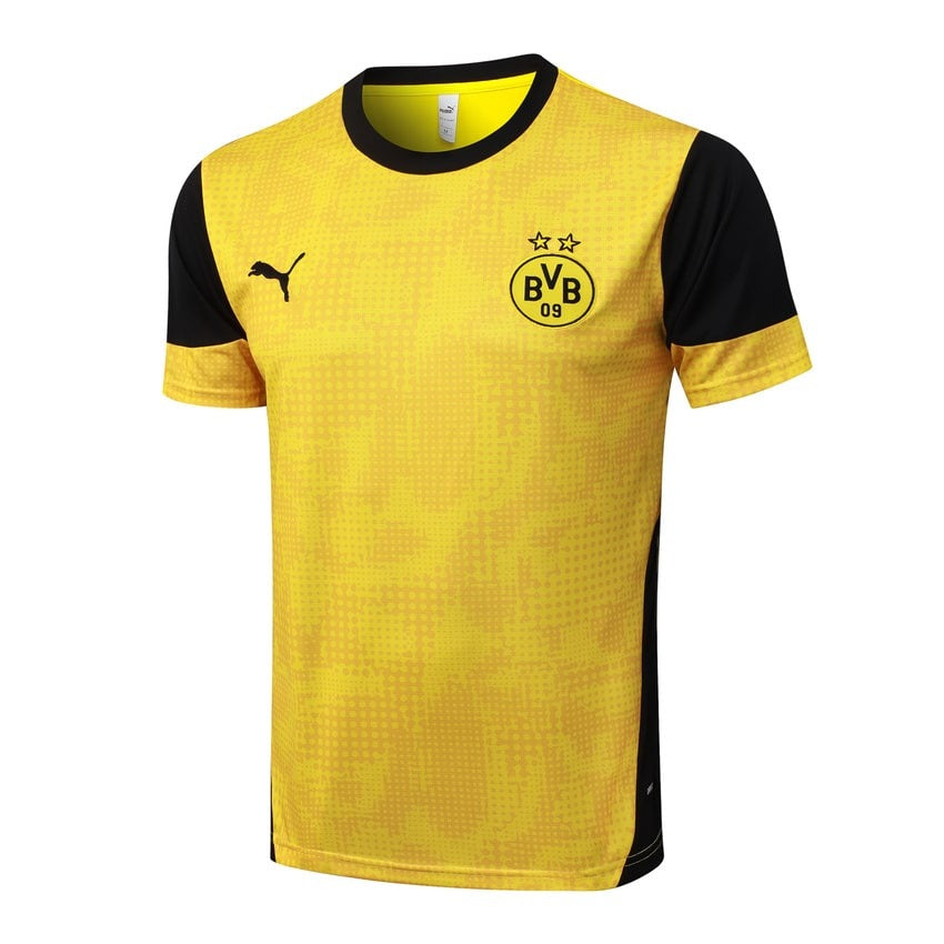 Ensemble Maillot Short BVD Dortmund Homme 2025 2026 Jaune Noir