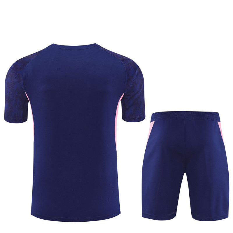 Ensemble Maillot Short FeyenoorD Enfant 2025 2026 Bleu Rose