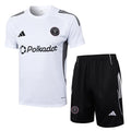 Ensemble Maillot Short Inter Miami Homme 2025 2026 Blanc Noir | Foot Sport