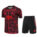 Ensemble Maillot Short Liverpool Homme 2025 2026 Rouge Camouflage